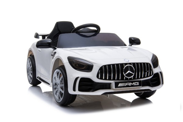Kinderfahrzeug - Elektro Auto "Mercedes GT R" - lizenziert - 12V4,5AH, 2 Motoren- 2,4Ghz Fernsteueru