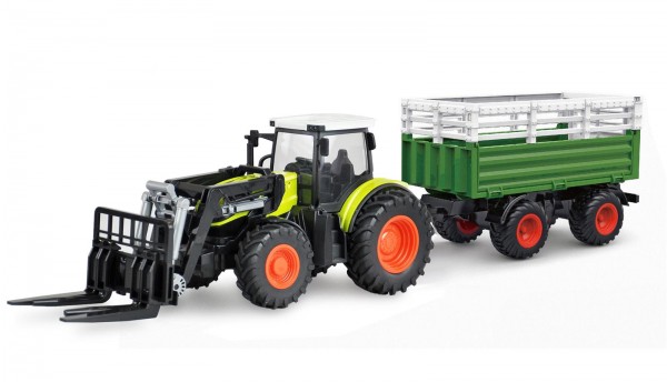 RC-Traktor mit XL-Zubehörpaket 1:24 RTR grün