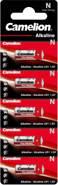 Camelion Alkaline Batterien N High Energy LR1 1,5 V 5er Blister Lady 11000501