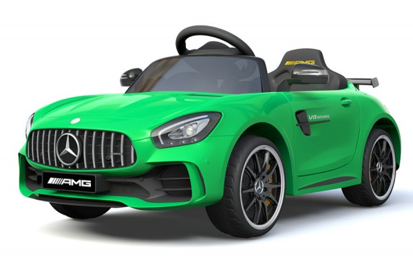 Kinderfahrzeug - Elektro Auto "Mercedes GT R" - lizenziert - 12V4,5AH, 2 Motoren- 2,4Ghz Fernsteueru