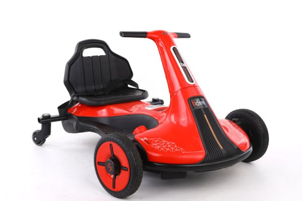 Kinder Elektroauto "Drift-Cart" mit 12V - 2x45W Motoren mit Musik