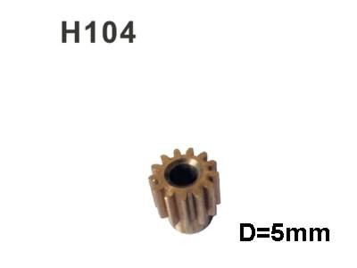 H104 Motorritzel 13Z D=5mm