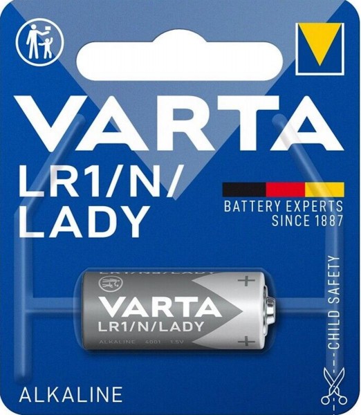 Varta Lady LR1 4001 N 1.5V 1er Blister Foto Batterie Lady