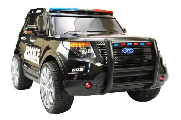 Kinderfahrzeug - Elektro Auto "US Police SUV" - 12V7AH Akku,2 Motoren- 2,4Ghz Fernsteuerung, MP3+Sir