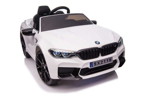 Elektro Kinderfahrzeug "BMW M5" - lizenziert - 12V7A Akku, 2 Motoren- 2,4Ghz Fernsteuerung, MP3, Led
