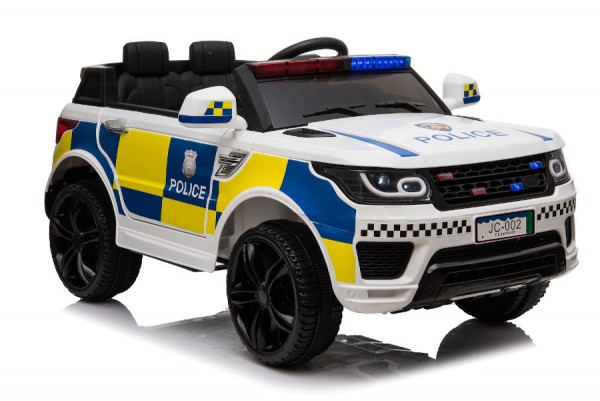 Kinderfahrzeug - Elektro Auto "Polizei RR002" - 12V7AH Akku,2 Motoren- 2,4Ghz Fernsteuerung, MP3+Sir